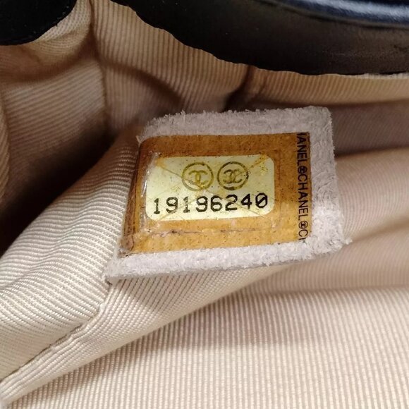 (R783) Chanel Reverso Boy Flap Bag Woven Calfskin - Picture 8 of 8